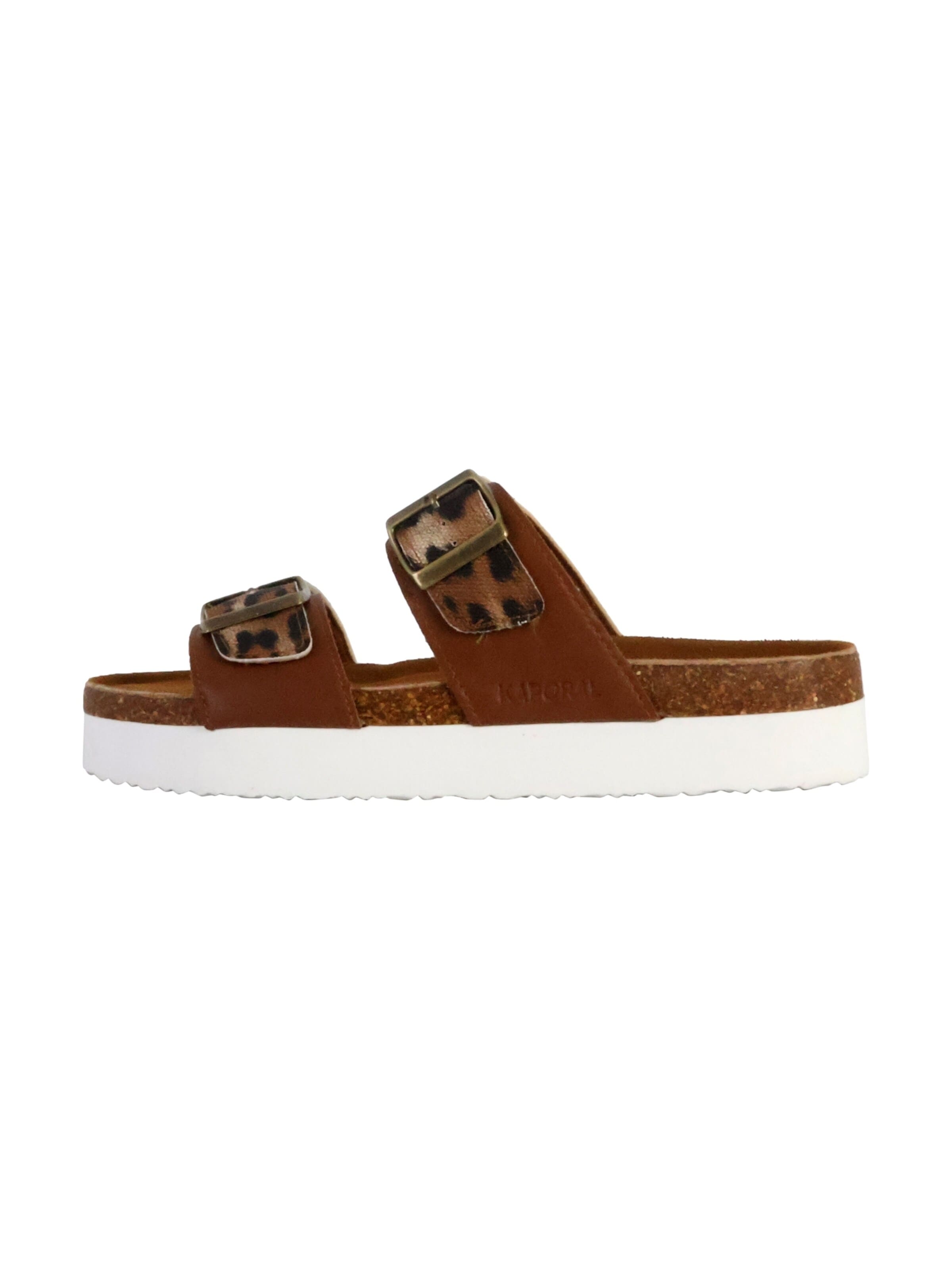 Kaporal Mules in Brown: front