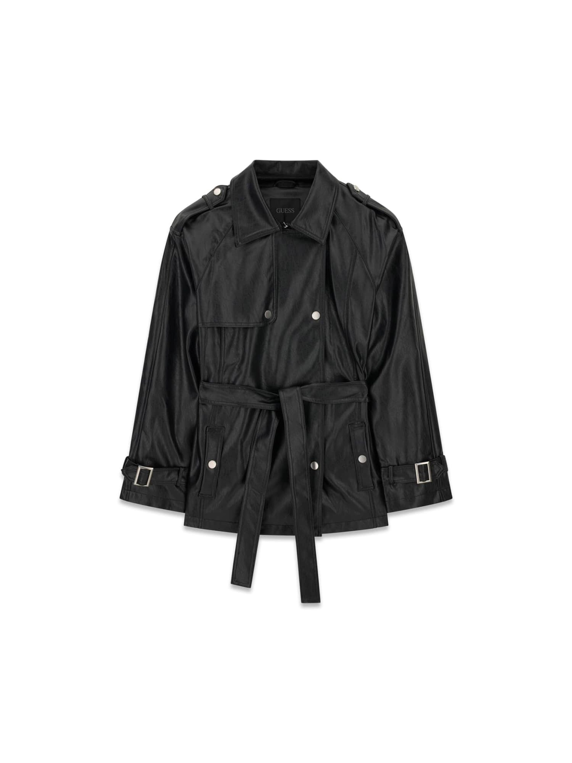 GUESS Between-Seasons Coat in XS in Black, Item view