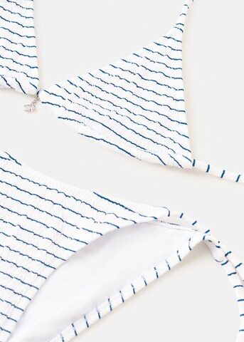 MANGO TEEN Triangle Bikini 'Eli' in White