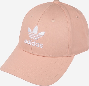 ADIDAS ORIGINALS Cap 'Trefoil' in Pink: Vorderseite