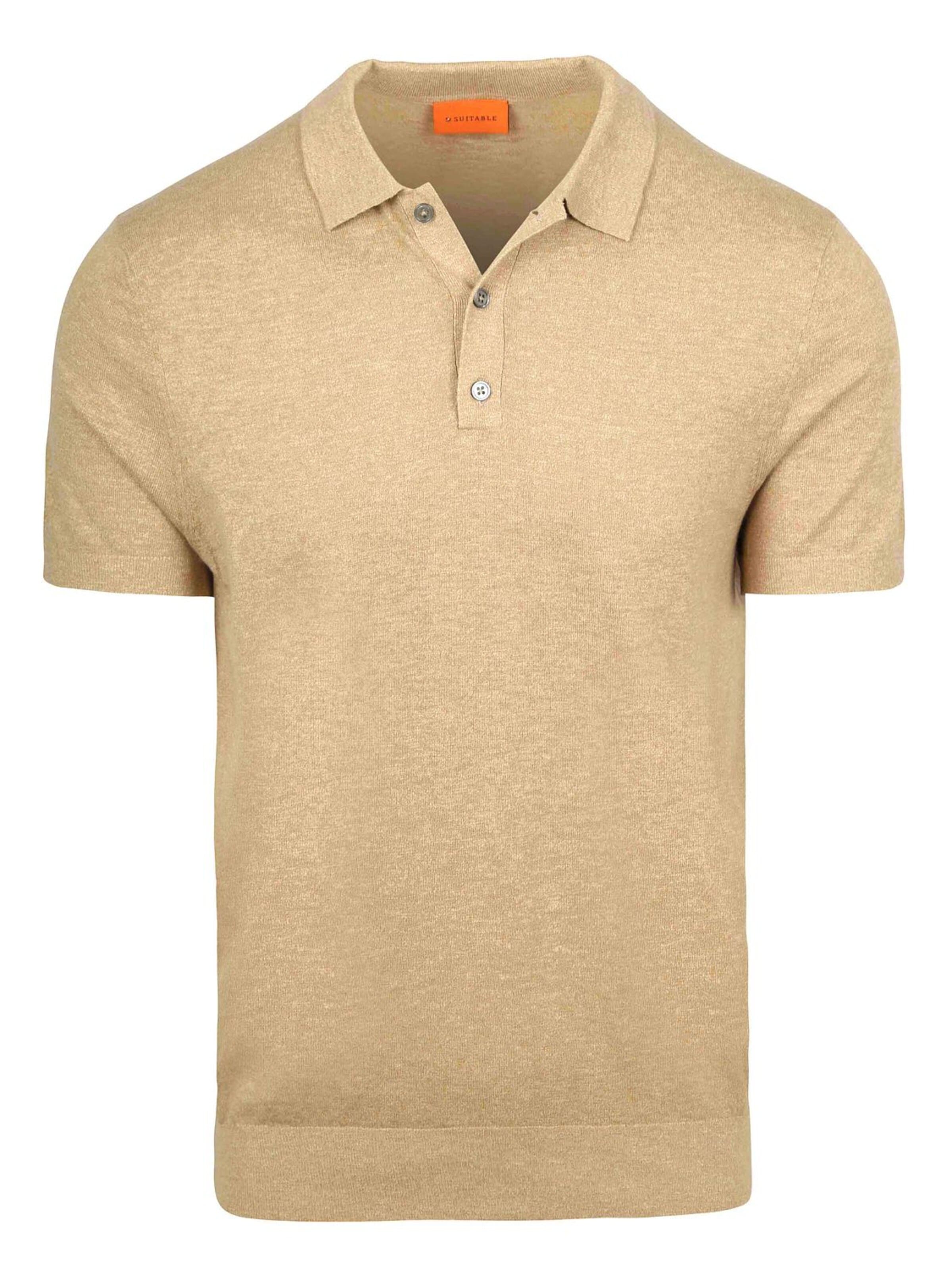 Suitable Shirt in Beige: voorkant