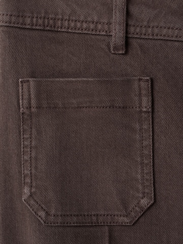 MANGO Широки крачоли Дънки 'JESSIE' в кафяво