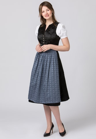 STOCKERPOINT Dirndl 'Daphne' in Zwart: voorkant