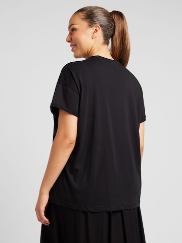 T-shirt 'BRANDY VALENTINE' Noisy May Curve en noir