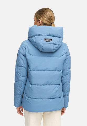 MARIKOO Winter jacket 'Kuscheltatze XVI' in Blue