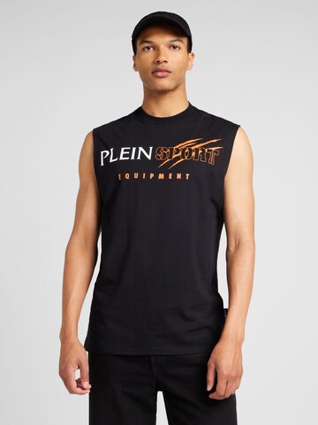 Plein Sport Μπλουζάκι σε μαύρο: μπροστά
