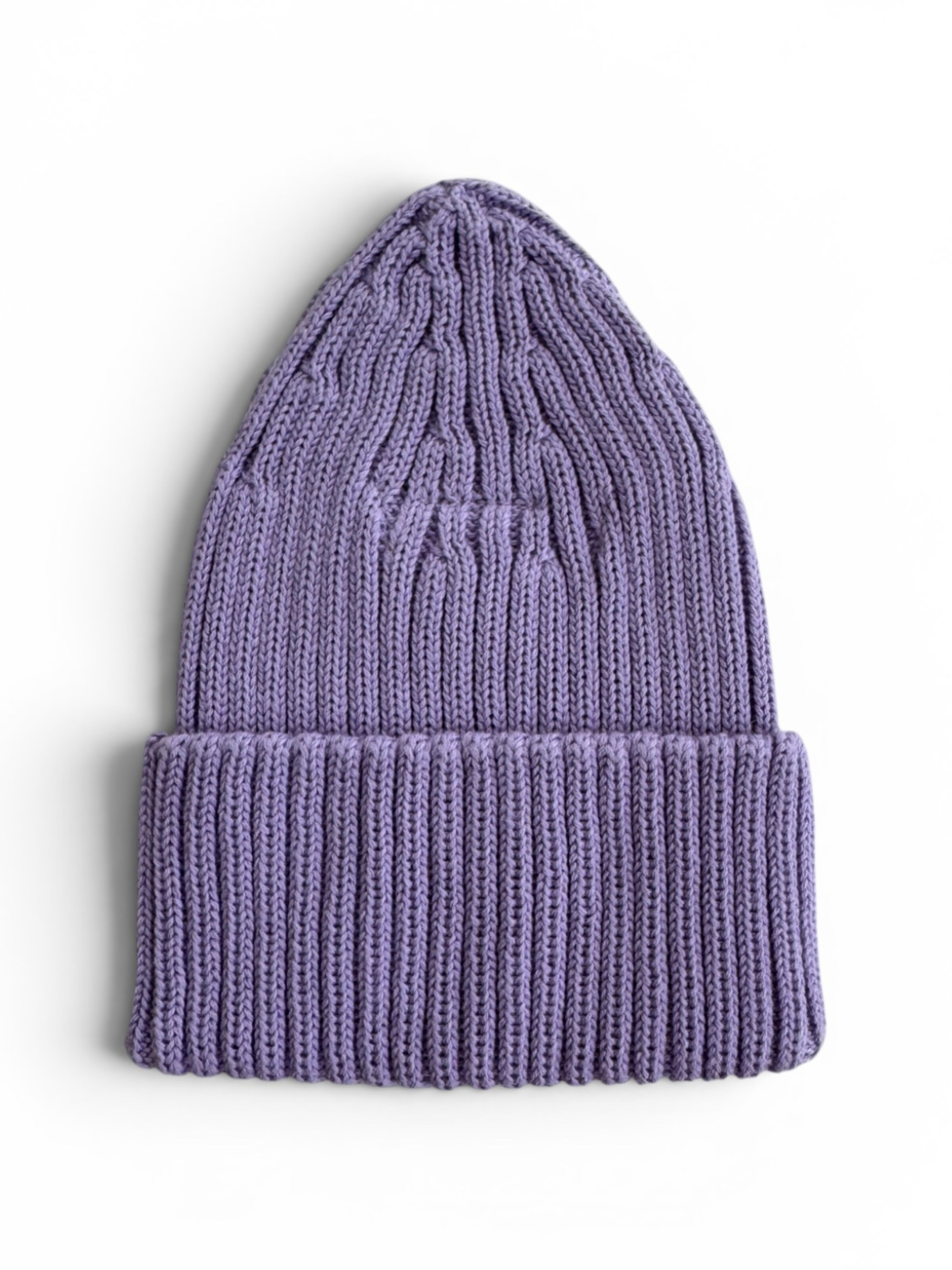 KURTI & FRIEDA Beanie 'Chunky Knit' in Purple