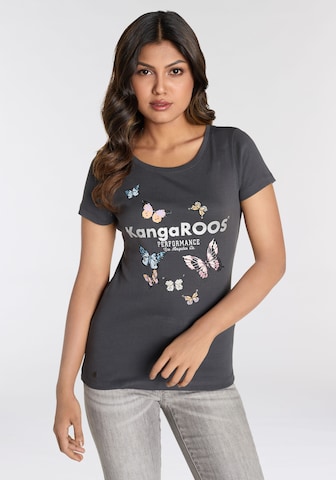 KangaROOS Shirt in Grey: front