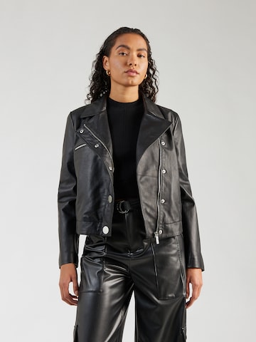 ARMANI EXCHANGE - Chaqueta de entretiempo en negro: frente