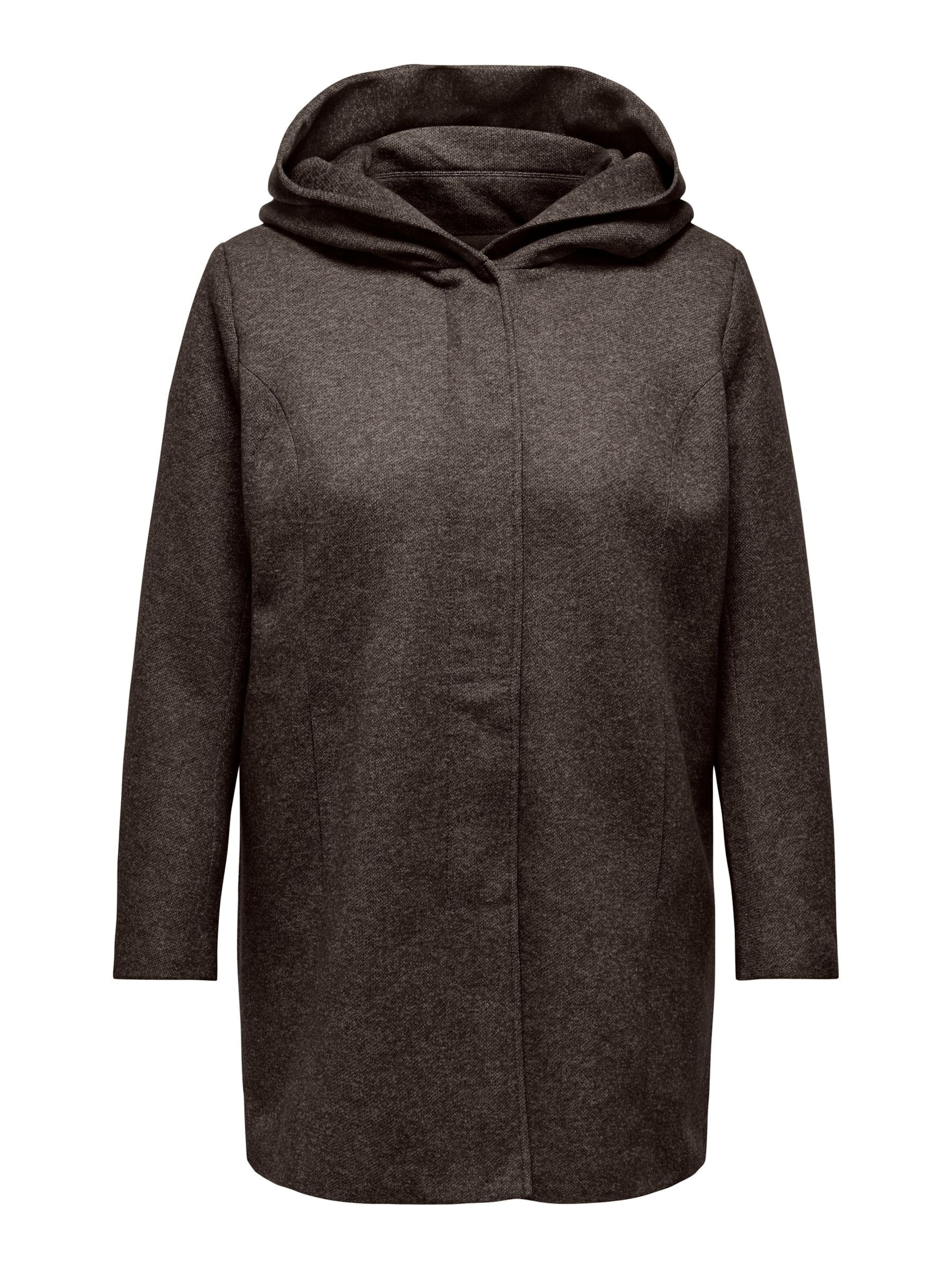 Manteau mi-saison 'SEDONA' ONLY Carmakoma en marron : devant