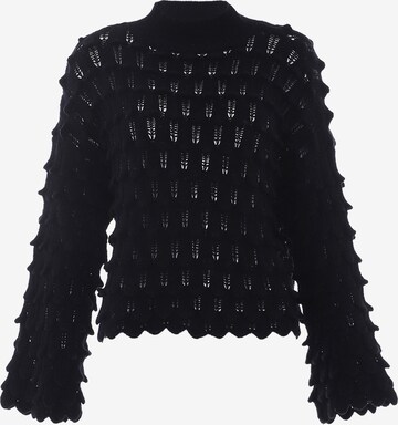 Pull-over faina en noir : devant