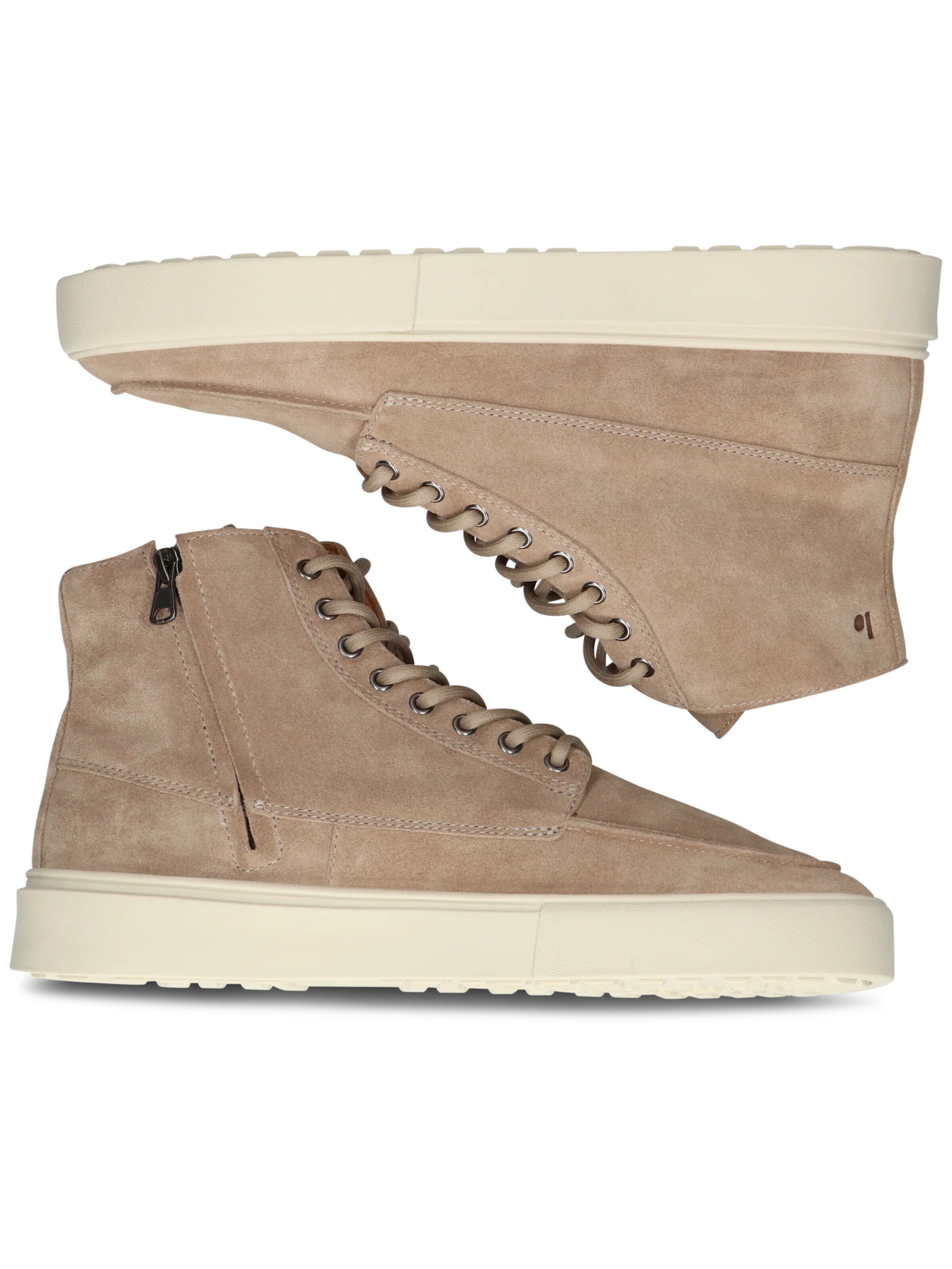Sneaker alta 'RUBY EERO - ZIPPER' di BLACKSTONE in beige