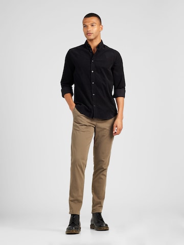 Samsøe Samsøe Regular fit Button Up Shirt 'Liam' in Black