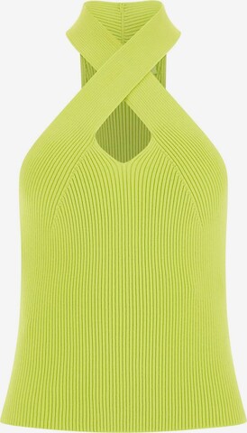 GUESS Knitted Top in Green: front