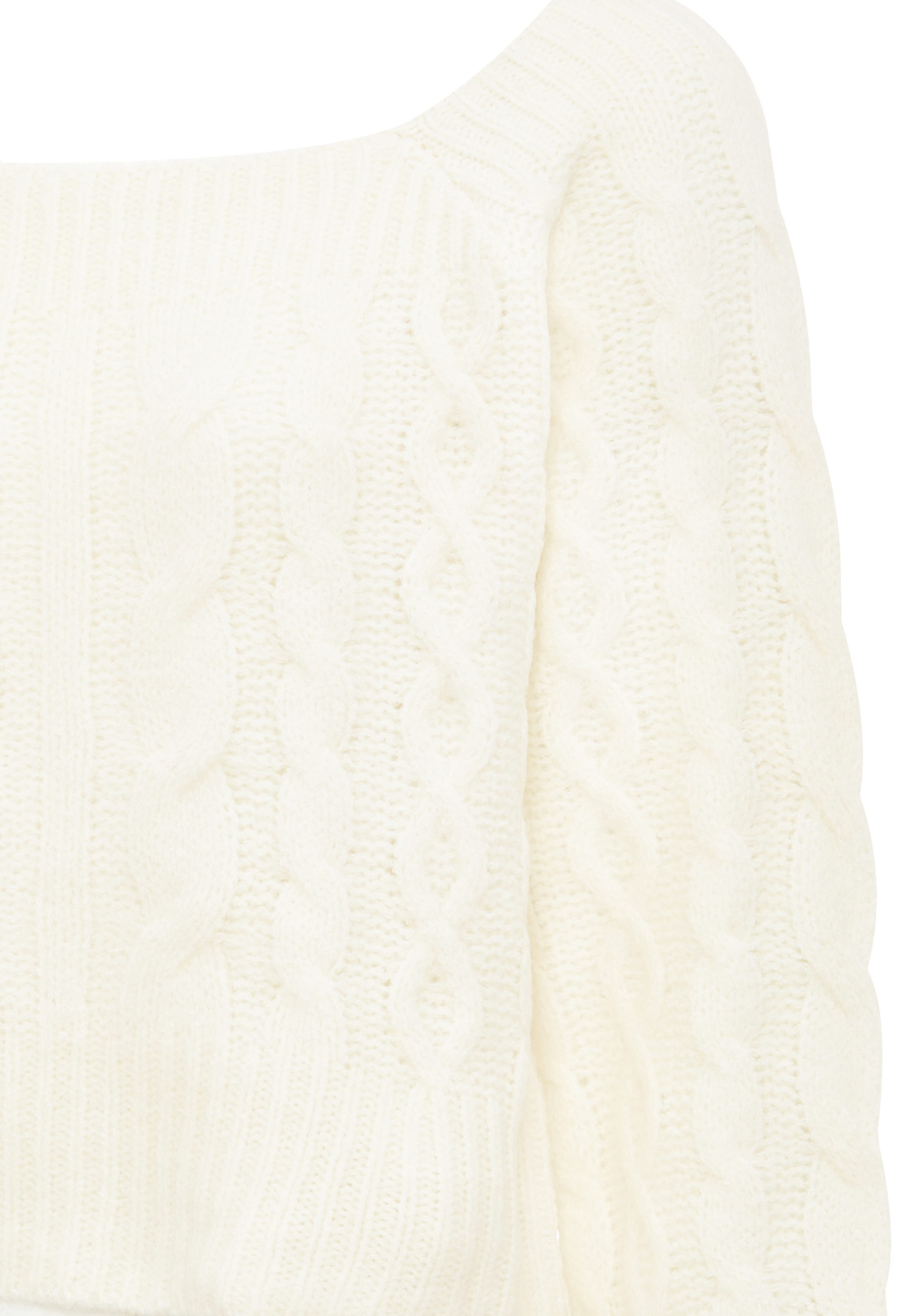 swirly Sveter - Biela