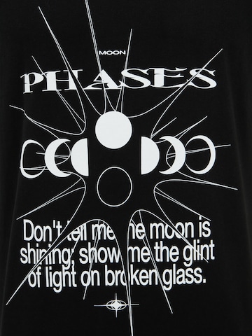 Mister Tee قميص 'Moon Phases' بلون أسود