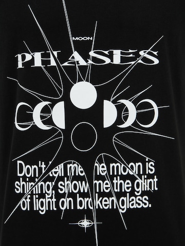 T-Shirt 'Moon Phases' Mister Tee en noir