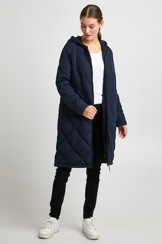 Oxmo Between-Seasons Coat 'Stanca' in Blue