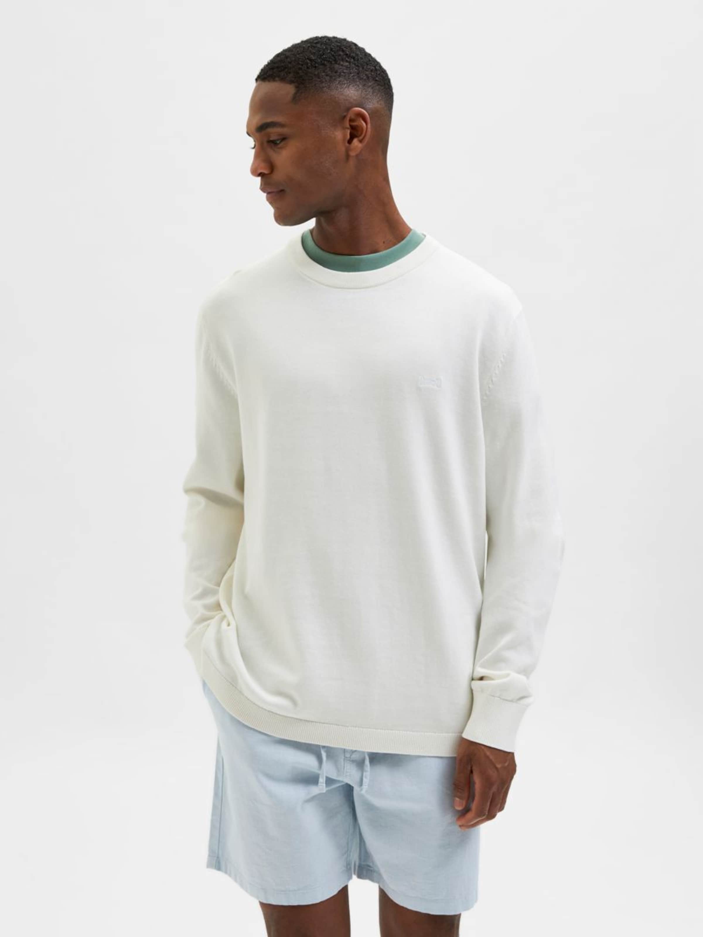 Männer SELECTED HOMME Bekleidung SELECTED HOMME Pullover in Ecru - DQ69518 Männer SELECTED HOMME Bekleidung SELECTED HOMME Pullover in Ecru - DQ69518