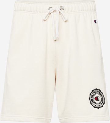 Champion Authentic Athletic Apparel Regular Pants in Yellow: front