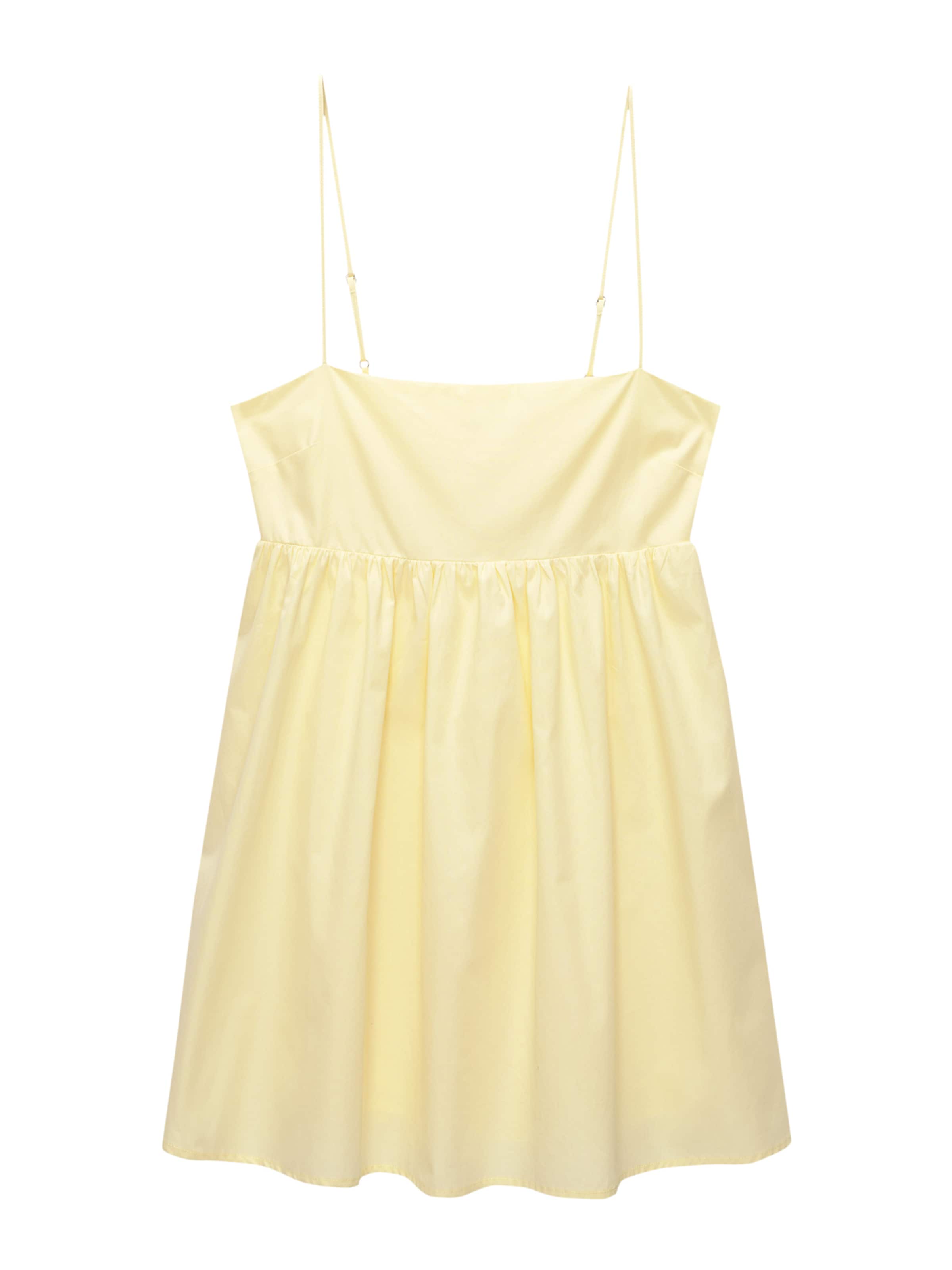 Robe d’été Pull&Bear en jaune : devant