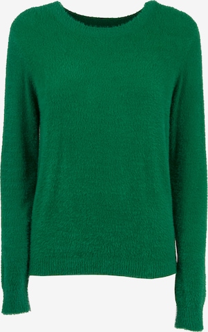 Pull-over Influencer en vert : devant