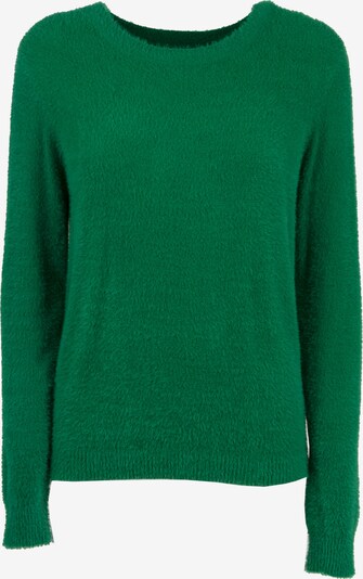 Influencer Pullover in grün, Produktansicht