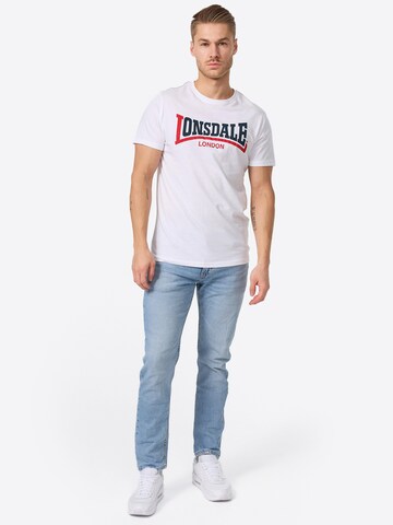 LONSDALE Футболка в Белый