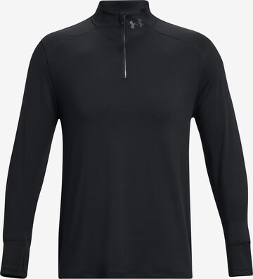 UNDER ARMOUR Performance Shirt 'Qualifier' in Black: front