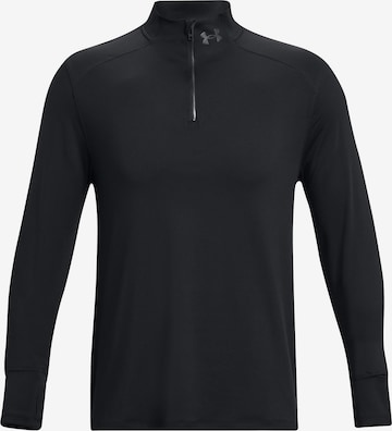 T-Shirt fonctionnel 'Qualifier' UNDER ARMOUR en noir : devant