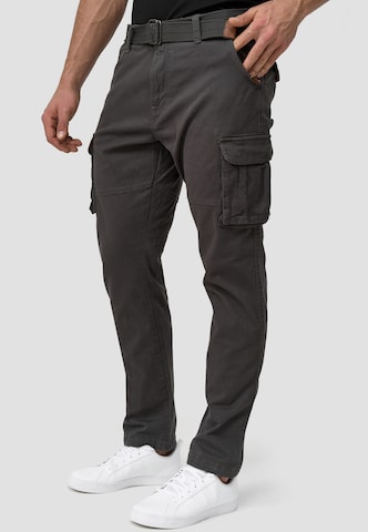 Regular Pantalon cargo 'Mathen' INDICODE JEANS en gris