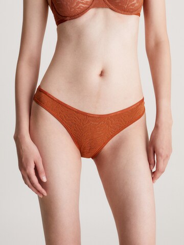 Slip Calvin Klein Underwear en orange : devant