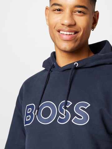 BOSS Sweatshirt 'Welogox' in Blauw