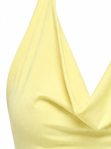 Ethiquet Top 'Crop Top' - sárga