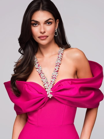 Ombre Abendkleid‌‌‌‌‌‌ in Pink