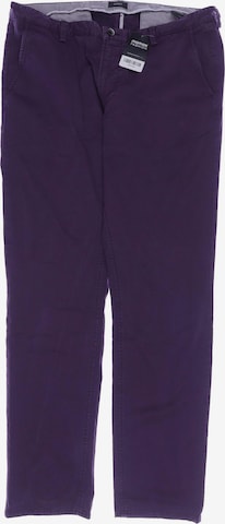 BOSS Black Pants in 38 in Purple: front