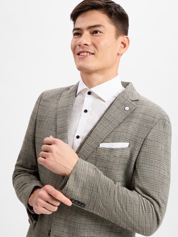Coupe regular Veste de costume Andrew James en gris