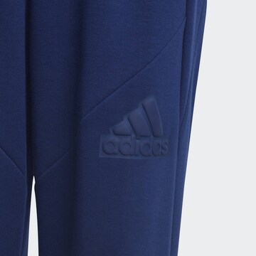 ADIDAS SPORTSWEAR Tapered Workout Pants 'Future Icons' in Blue