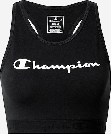 Champion Authentic Athletic Apparel Štandardný strih Športová podprsenka - Čierna: predná strana