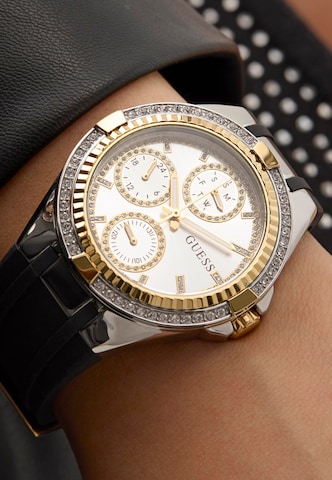 Orologio analogico 'SAVVY' di GUESS in nero