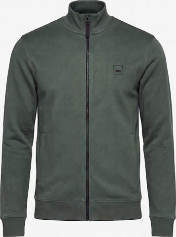 Carrera Jeans Sweatshirt 'Full Zip' in Grün: Vorderseite
