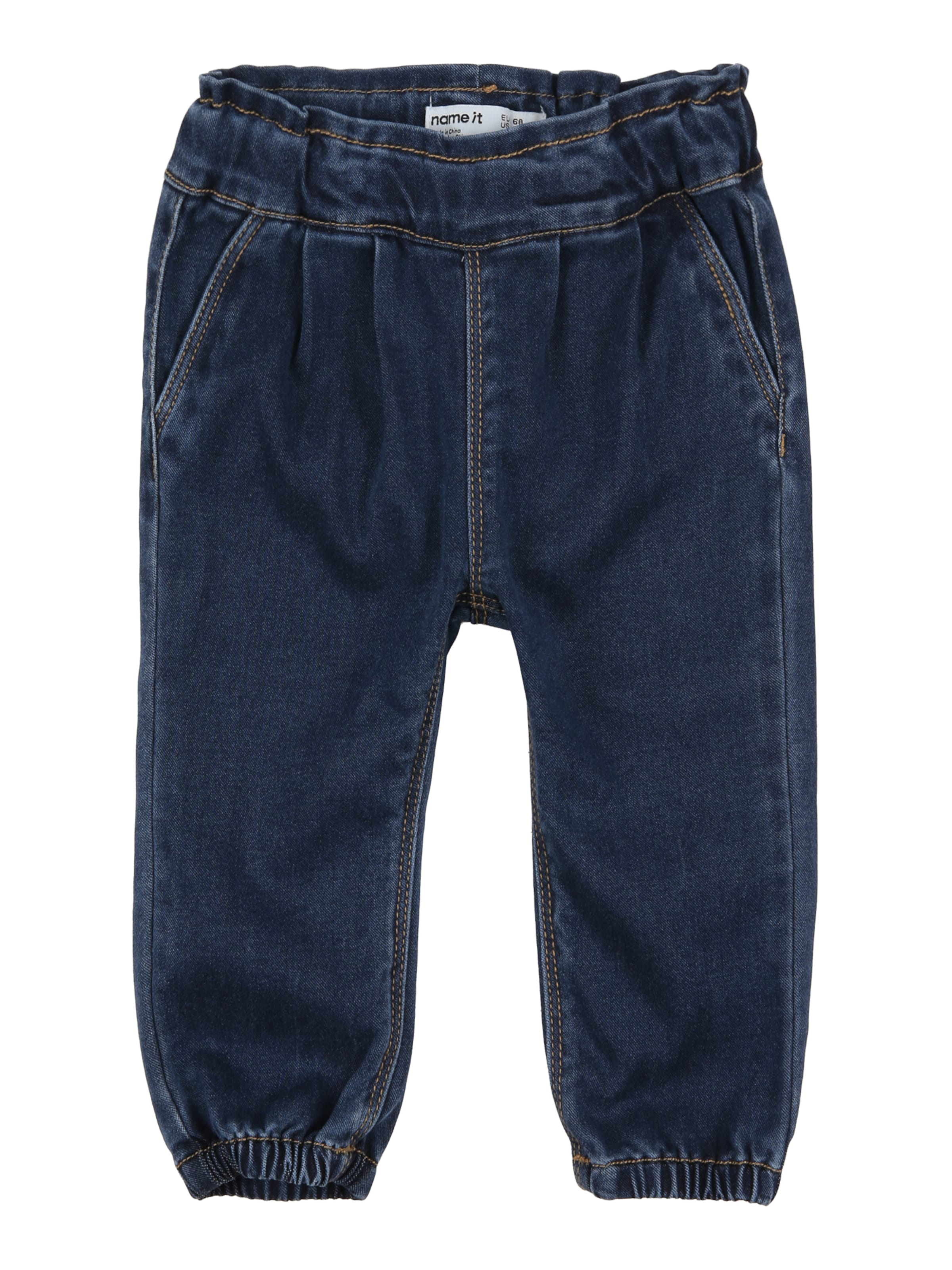 Effilé Jean 'NBFRose' NAME IT en bleu : devant