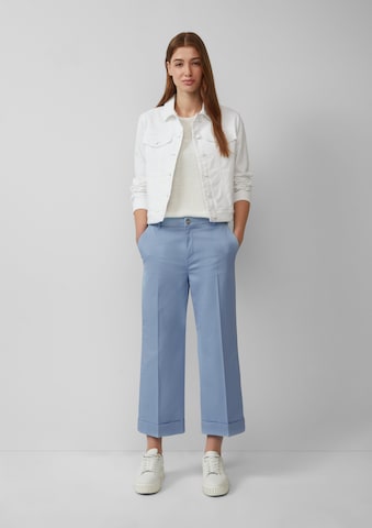 s.Oliver Wide leg Pantalon in Blauw