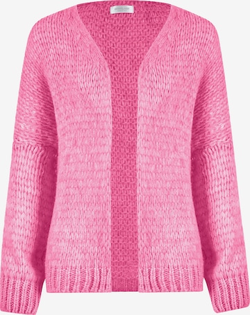 SASSYCLASSY Oversized Cardigan in Pink: front
