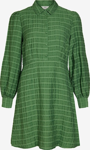 OBJECT Košilové šaty 'KENDRA' – zelená: přední strana