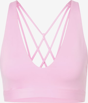 NIKE Bustier Urheilurintaliivit 'INDY' värissä vaaleanpunainen: etupuoli