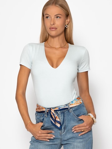 SASSYCLASSY Shirt bodysuit in Blue