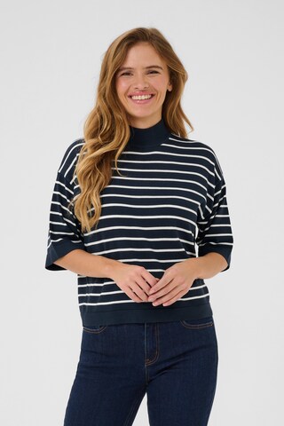 Kaffe - Pullover 'Lizza' em azul: frente