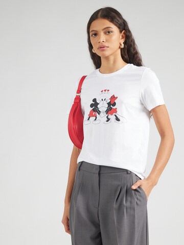 T-shirt 'ONLMICKEY' ONLY en blanc : devant