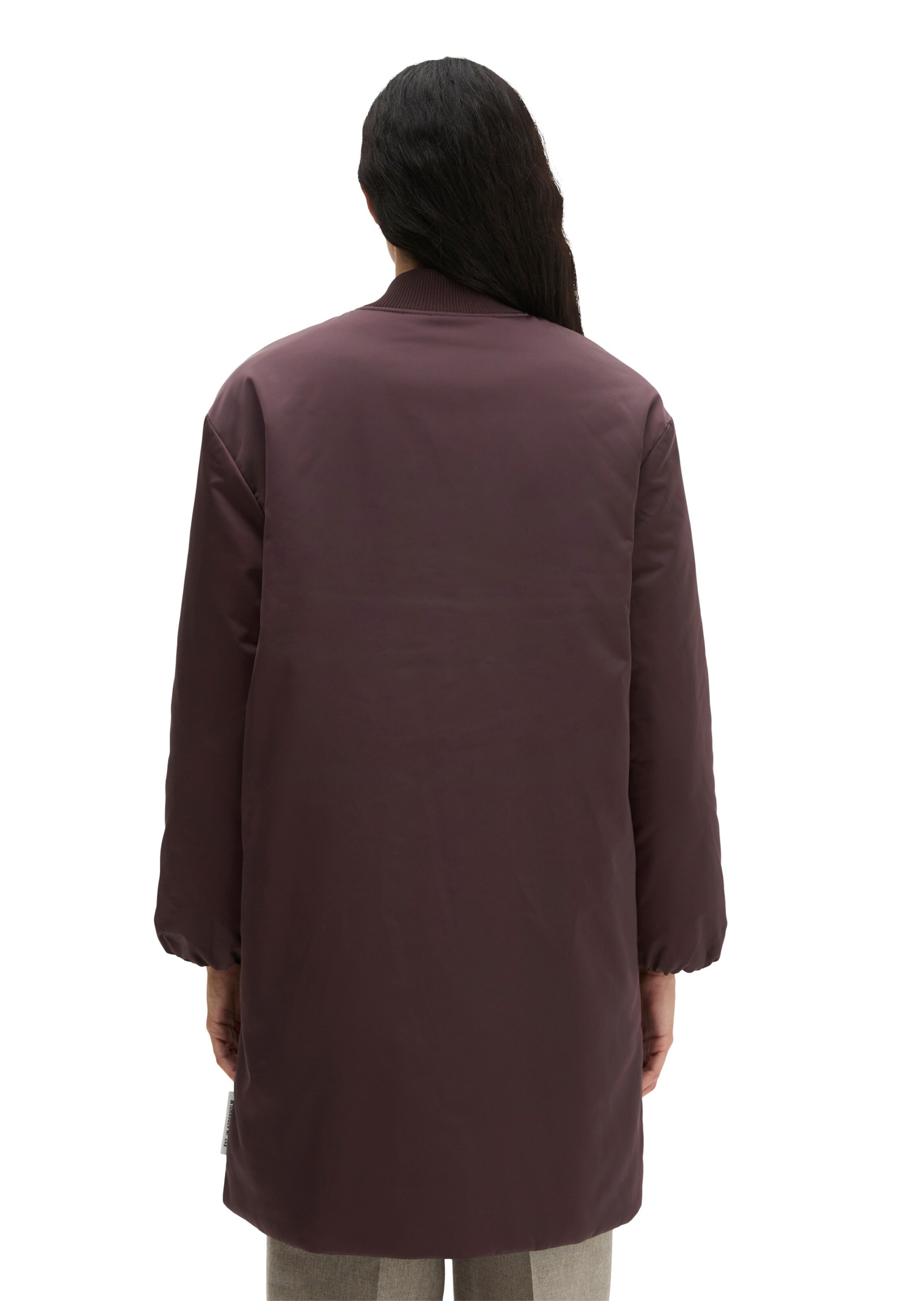 Marc O'Polo Between-Seasons Coat in Red